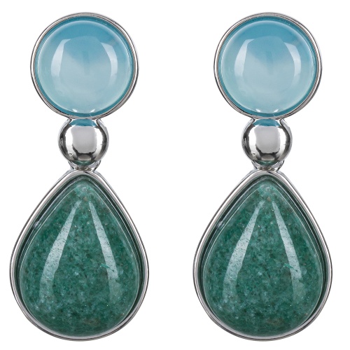 Серьги Possebon Azul, Q. Verde, A0738.20.17 S фото 3